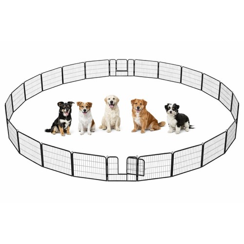 Metal dog playpen foldable - playpen,