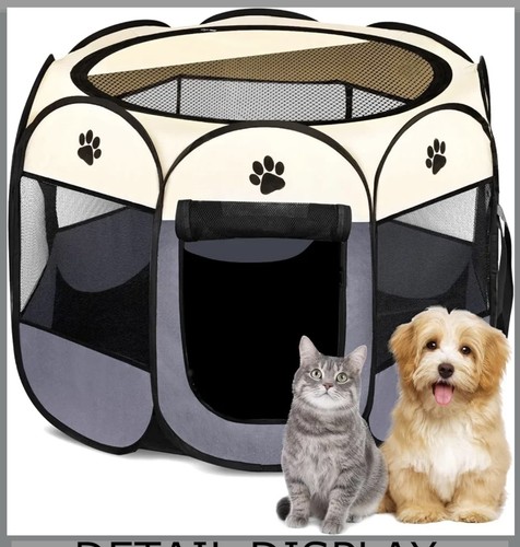 Pet foldable playpen - foldable,
