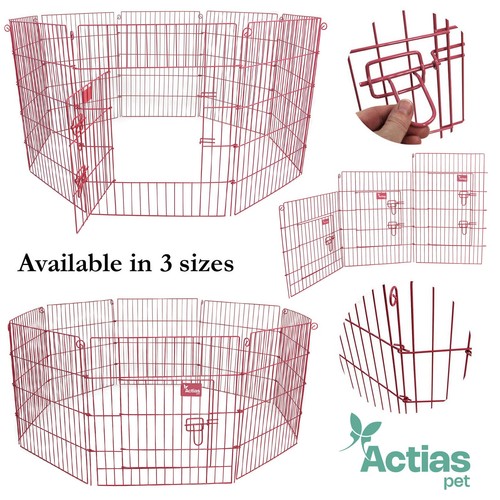 Pink dog puppy pet pen - dog, rabbit
