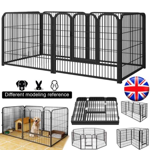 Metal dog playpen - dog,