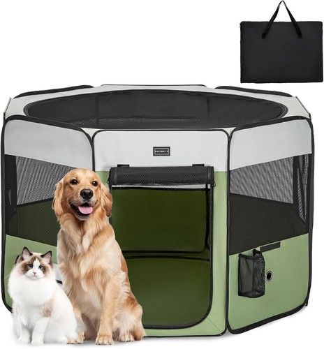 Dog playpen indoor foldable - dog,