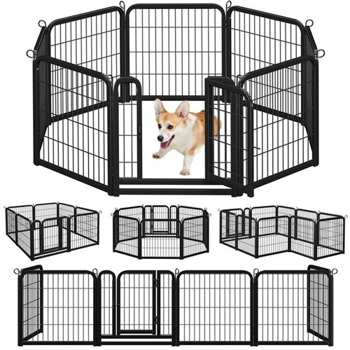 8pcs metal dog playpen - 8pcs,