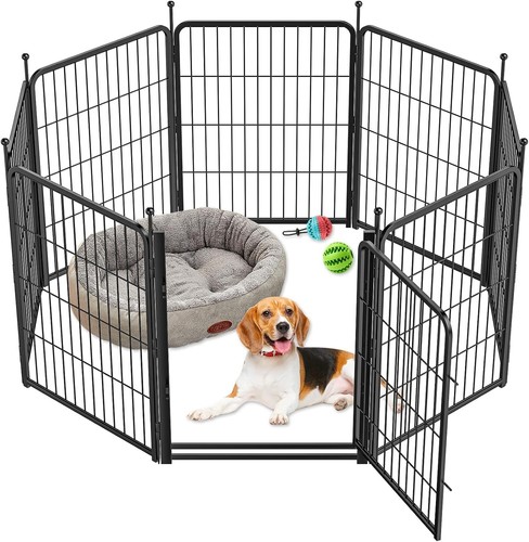 Panel dog playpen 80cm high - 8,