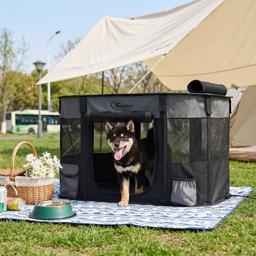 Foldable pet playpen - playpen, portable