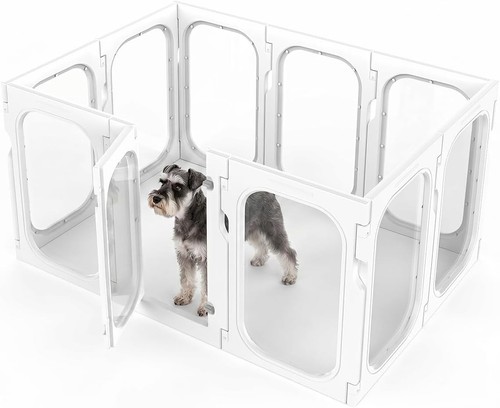 Clear dog playpen - playpen, panel