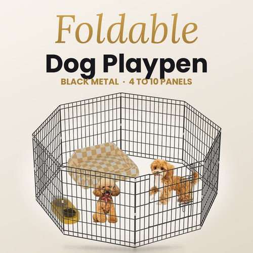 Foldable dog playpen fence - dog,