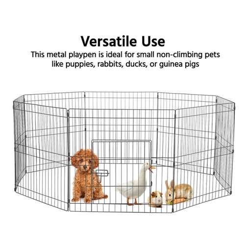 Panel dog playpen foldable - playpen,