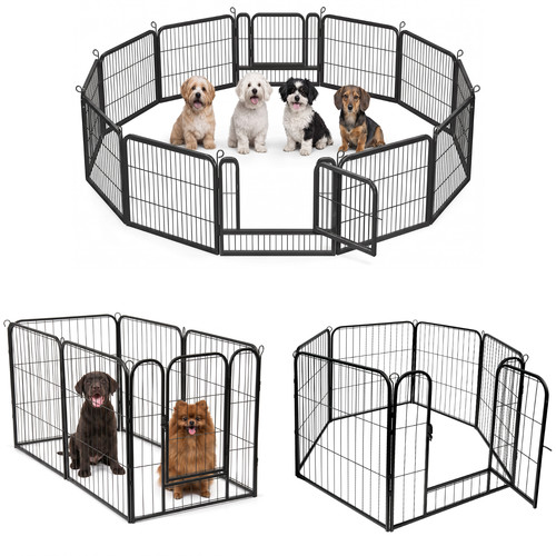 Metal dog playpen - metal,