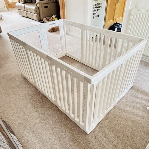 Clear acrylic dog - dog, playpen