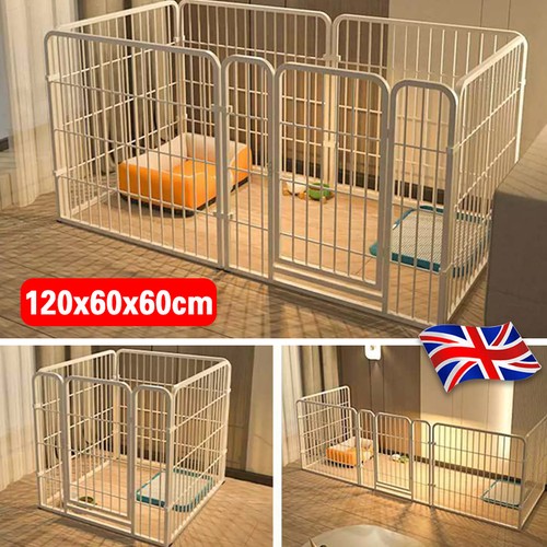 Panel dog playpen - 6, foldable