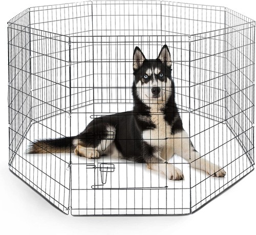 Dog metal playpen - metal, 48