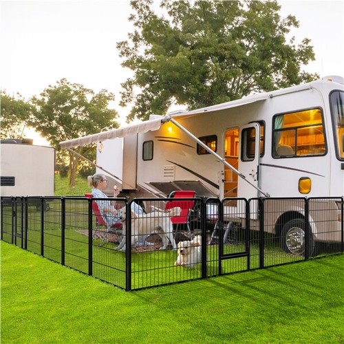 Panel foldable dog pen pet - dog,
