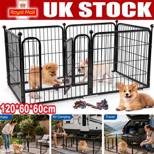 Dog playpen panel - dog, 6‑panel